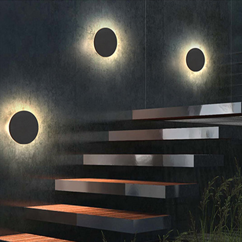 Compact Outdoor Wall Light LED Up & Down Exterior Lighting Fixture