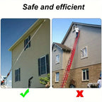 High Pressure Telescopic Washer Wand Set Gutter & Roof Cleaning Kit
