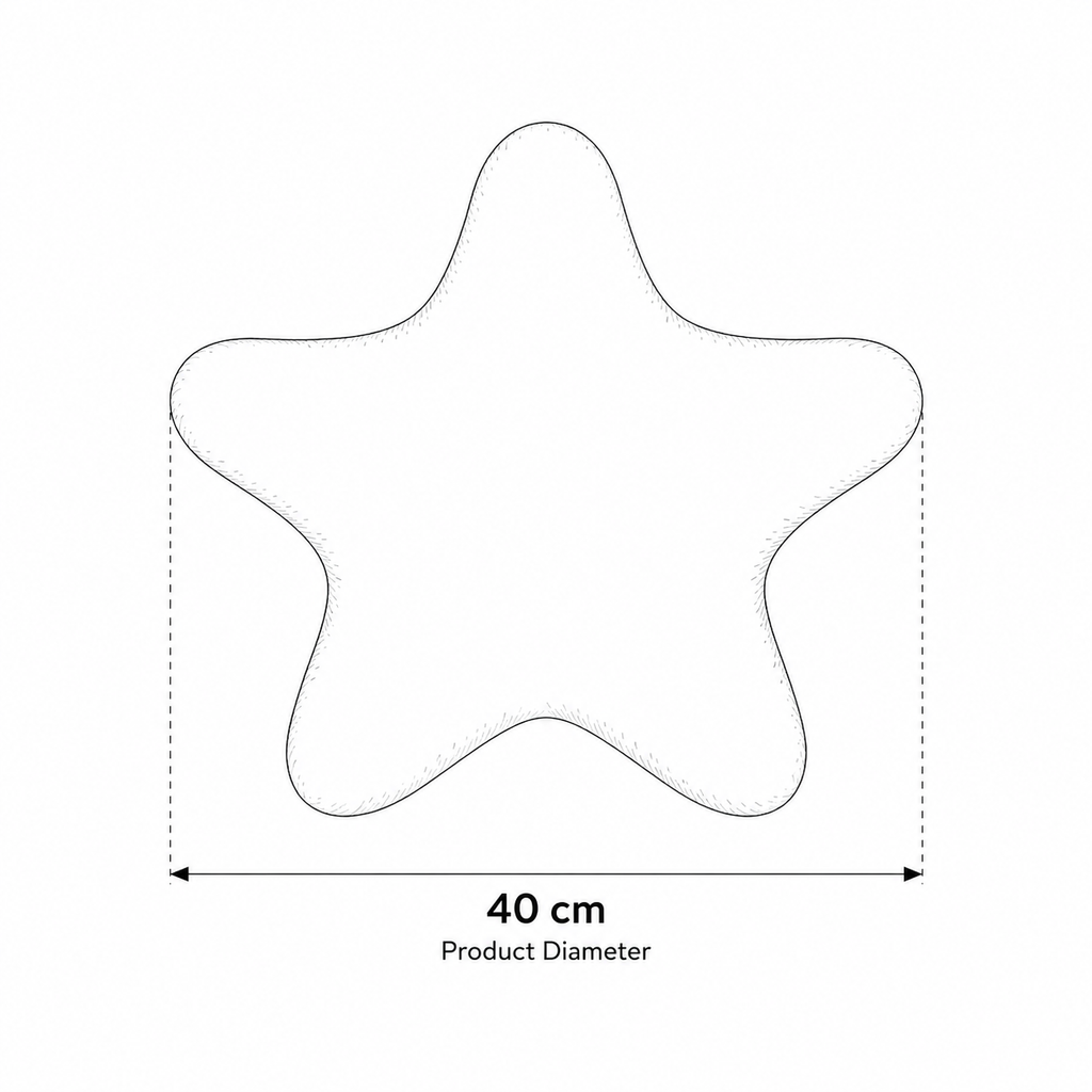 Star Shaped Decorative Pillow