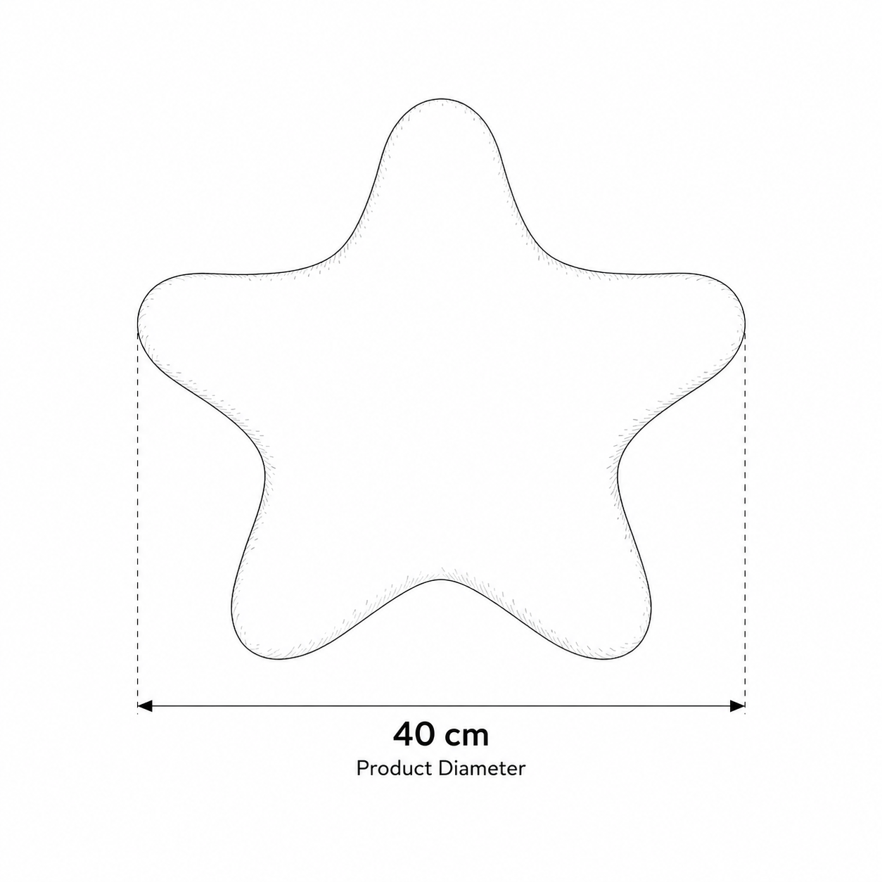 Star Shaped Decorative Pillow