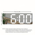 Home Alarm Clock Sunrise Light Digital Wake-Up Display