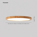 Japanese‑Inspired Ceiling Light Slim Round LED Design