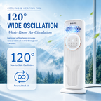 Portable Air Cooler & Heater with 4-in-1 Comfort Control