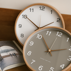 Scandinavian Style Wall Clock with Easy-Read Dial