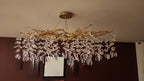 Branch Style Crystal Ceiling Light Decorative Indoor Lighting Fixture