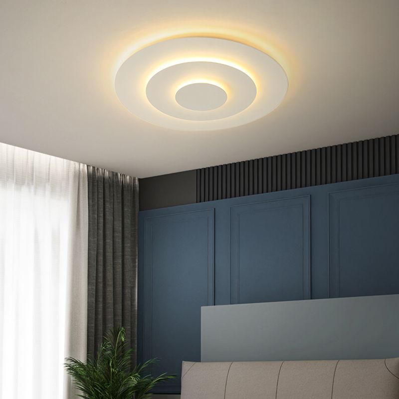 Round LED Ceiling Light Adjustable Brightness for Bedroom & Living Room