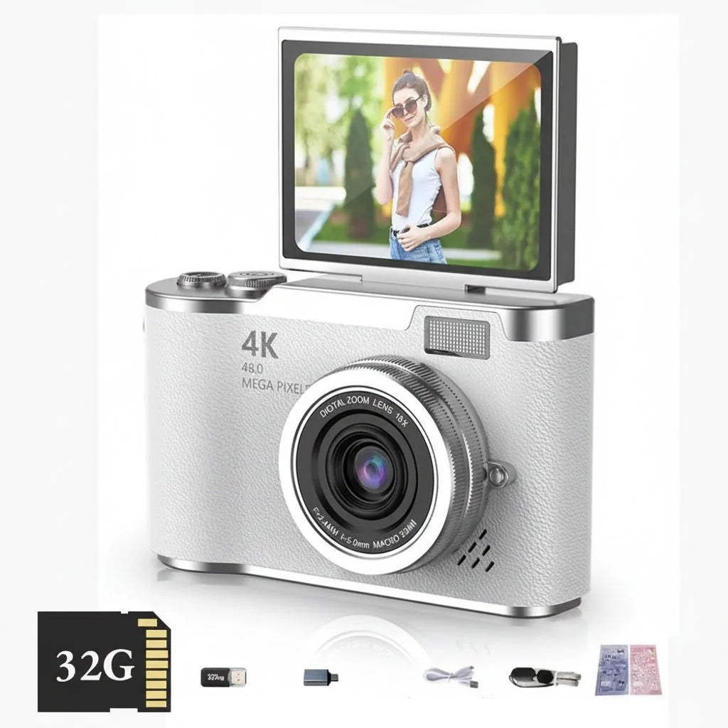 4K Digital Camera Flip Screen - Image 6