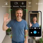 Wireless Video Doorbell Camera HD, Motion Alerts & Long Battery Life