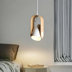 Scandinavian Pendant Light Modern Wood LED Hanging Lamp
