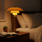 Solviane - Scandinavian Glass Table Lamp with Minimalist LED Lighting - Image 8