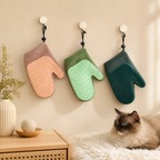 2-in-1 Pet Grooming Gloves for Cats and Dogs