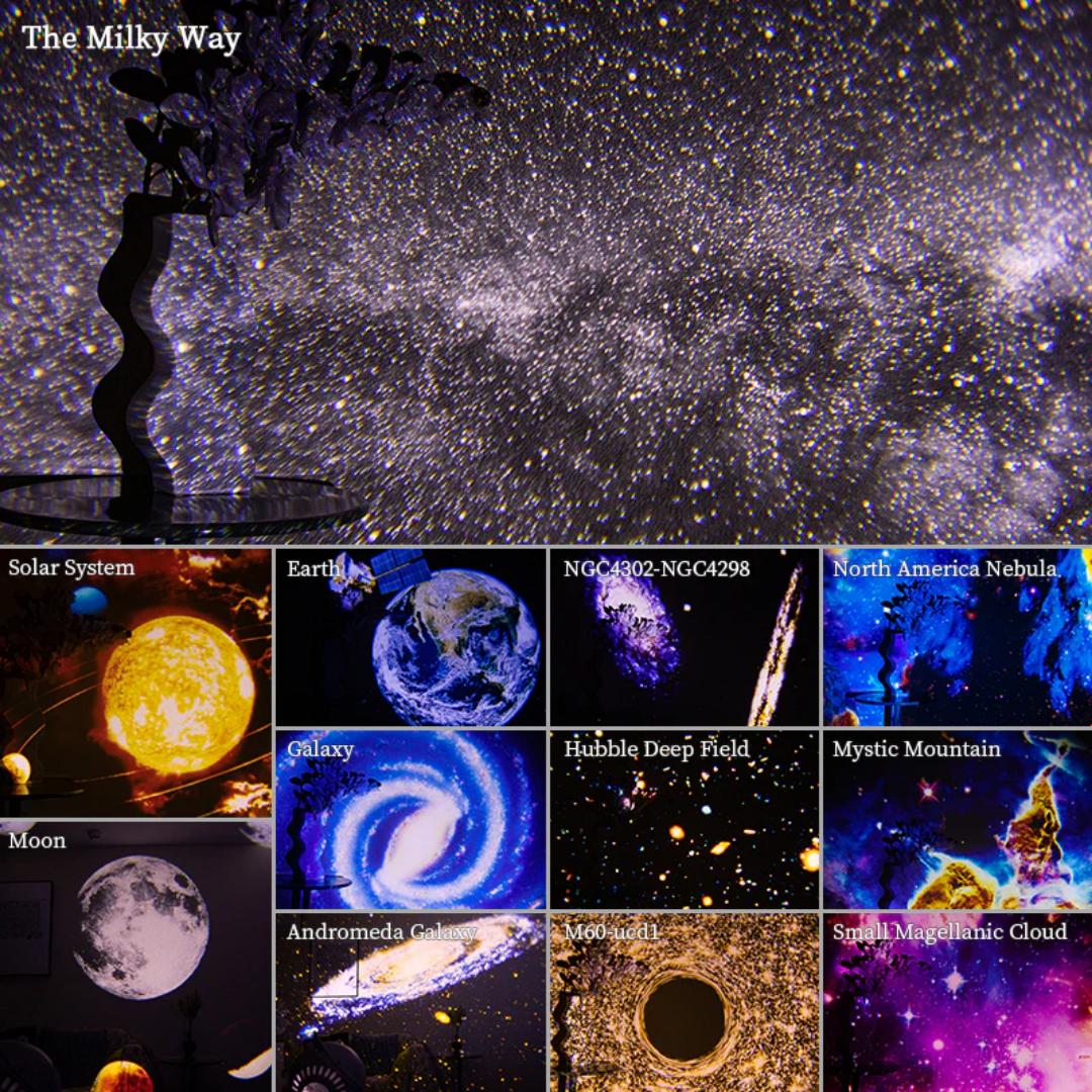 Immersive Starry Sky Projector HD Rotating Light Show