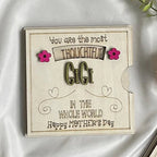Mother’s Day Special Greeting Card Memorable Gift for Mum