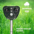 Solar Ultrasonic Bird Repeller Garden and Property Pest Deterrent