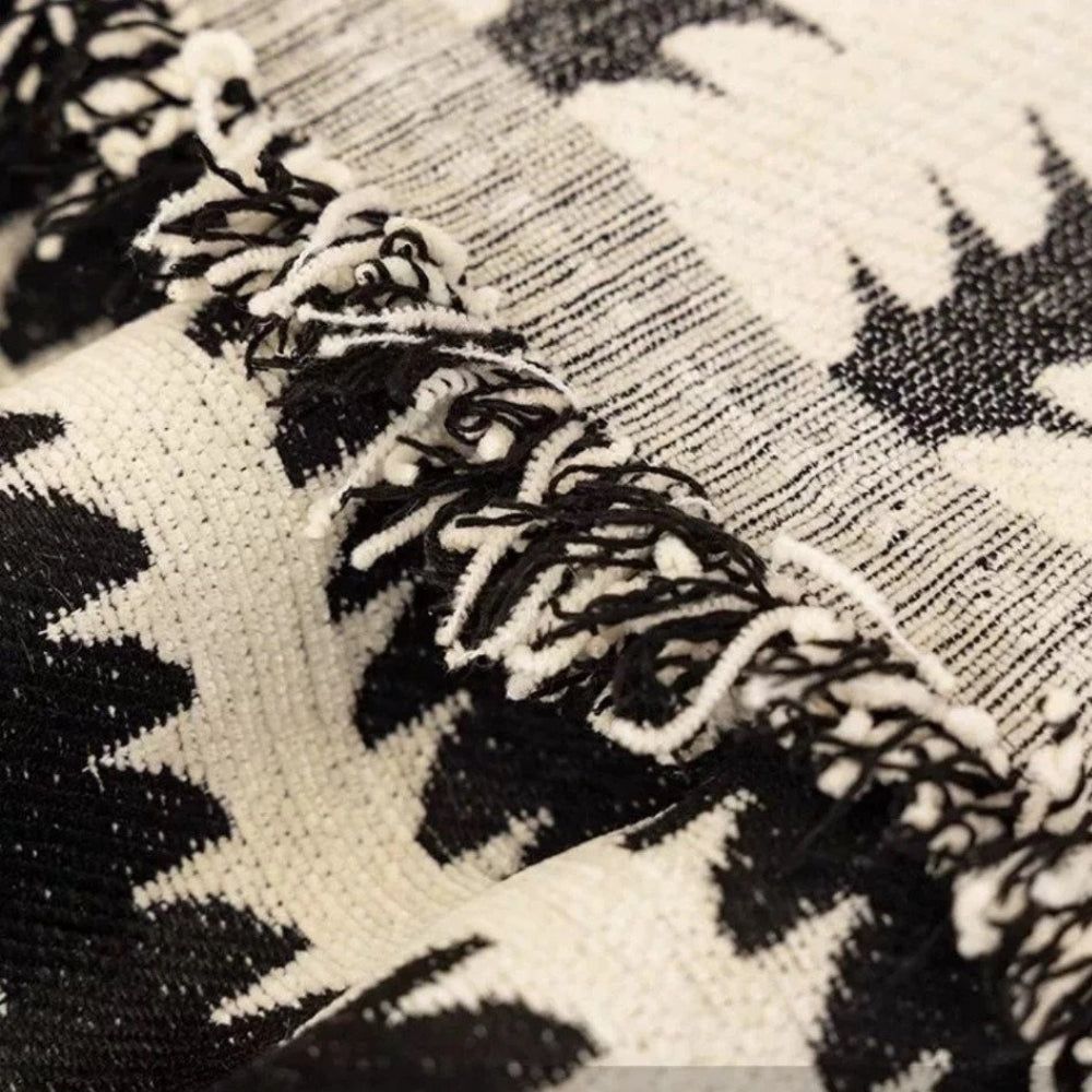 Plush Couch Protector Warm Comfort with Elegant Linear Design