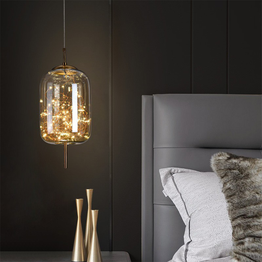 Decorative LED Pendant Light Adjustable Hanging Ceiling Light