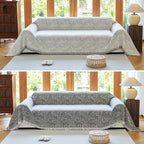 Reversible Couch Cover Nordic Speckle Boho Design