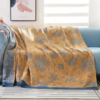 Floral Throw Blanket Lightweight & Breathable Design
