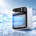 3-in-1 Portable Air Cooler Fan USB Mini Air Conditioner with Humidifier & Mist Spray