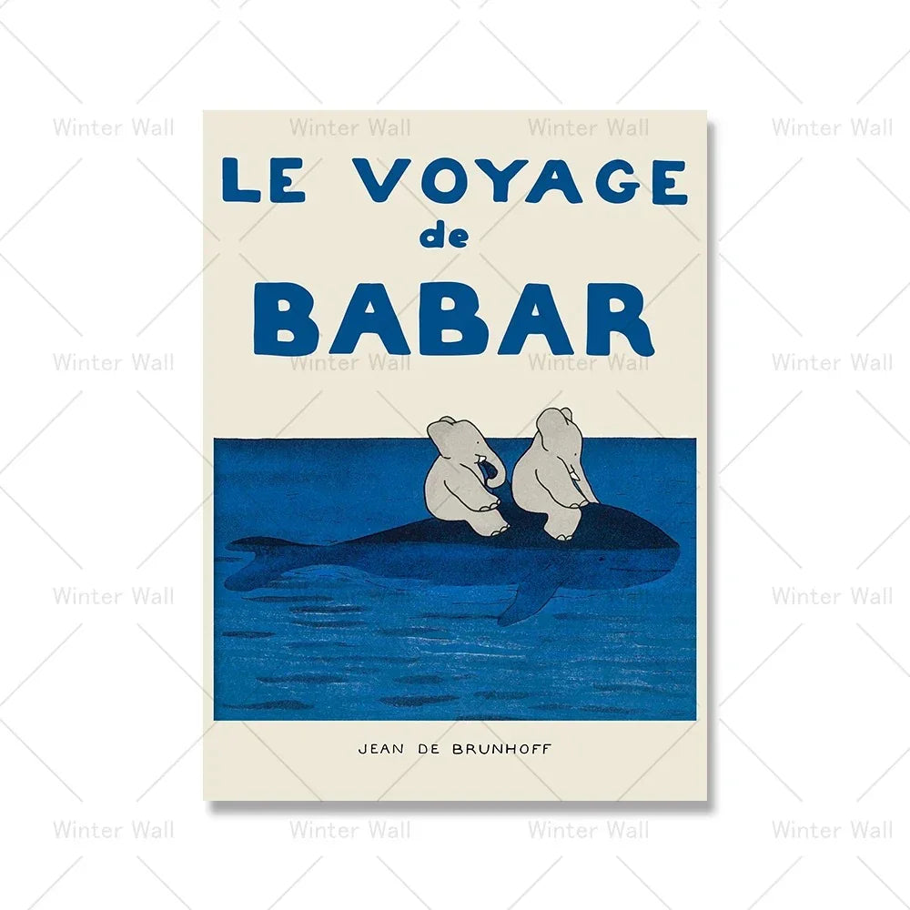 Educational Babar Wall Art for Home