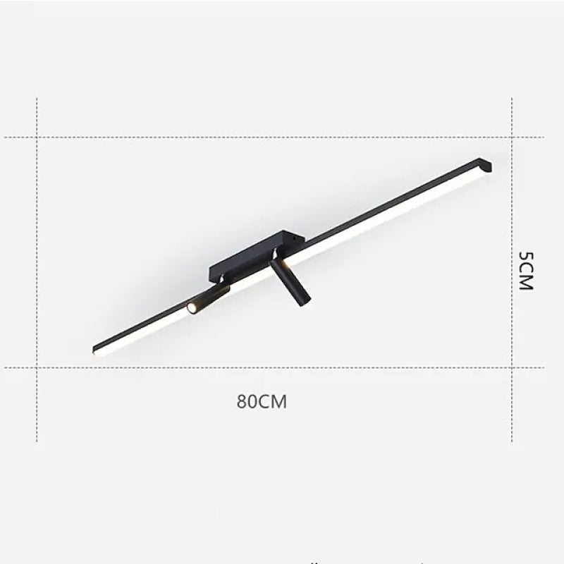 Modern Flush Ceiling Lamp Rotatable LED Spotlight
