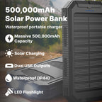 Solar Power Bank Dual USB - Image 2