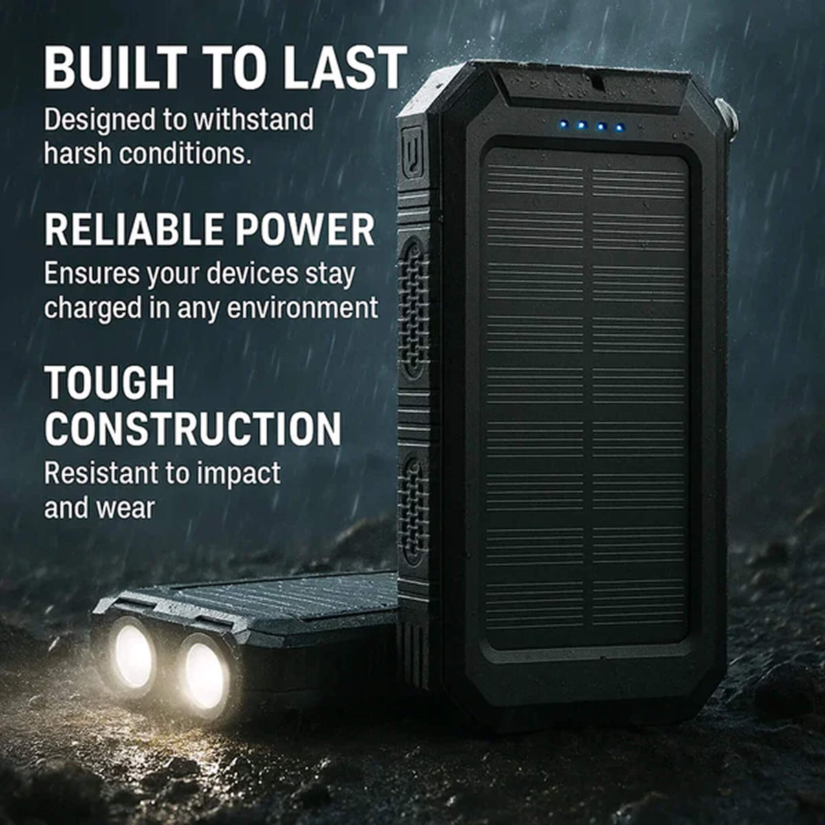 Solar Power Bank Dual USB - Image 5