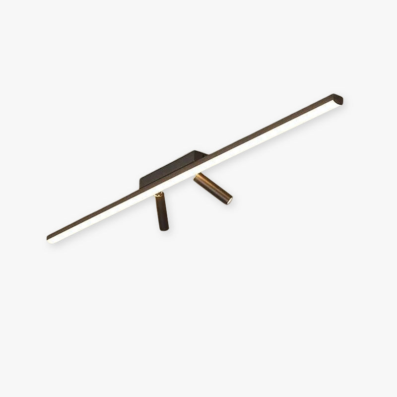 Minimalist Linear LED Ceiling Fixture Versatile Room Lighting