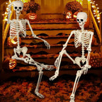 Giant 5.5 Ft Outdoor Skeleton Decoration Posable Spooky Display