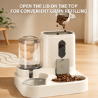Automatic Pet Feeder and Water Dispenser for Dogs and Cats