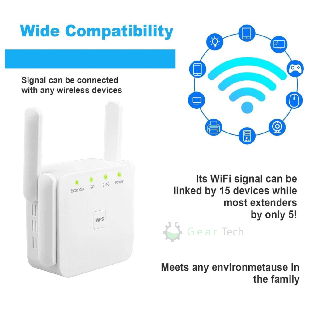 High‑Speed WiFi Signal Amplifier Reliable Whole‑Home Coverage