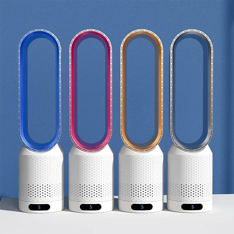 4-in-1 Air Circulation & Purification Tower Fan with Remote Control