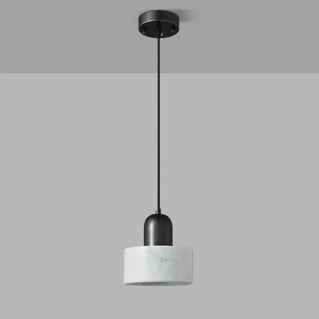 Marble Pendant Light Modern Brass Dining Room Hanging Lamp - Image 3