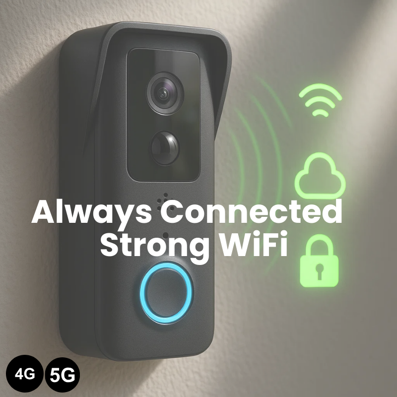 Wireless Video Doorbell Camera HD, Motion Alerts & Long Battery Life