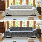 Reversible Couch Cover Nordic Speckle Boho Design