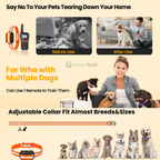 Rechargeable Dog Training Collar with Beep, Vibration & Static Modes