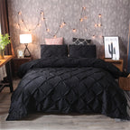 White Pintuck Quilts Cover Set