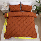 White Pintuck Quilts Cover Set