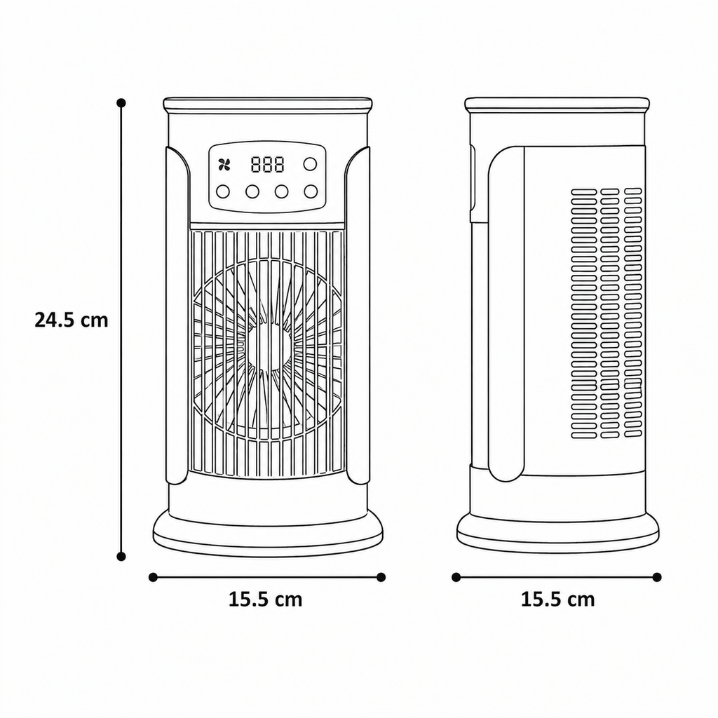 Indoor Portable Air Cooler Windowless Stand Up Cooling Unit