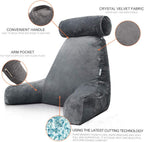 Reading Support Pillow for Bed Arm, Back and Neck Comfort