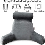 Reading Support Pillow for Bed Arm, Back and Neck Comfort