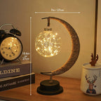 Moon Sphere Table Lamp Warm Ambient Decorative Light