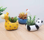 Whimsical Animal Plant Pots Collection