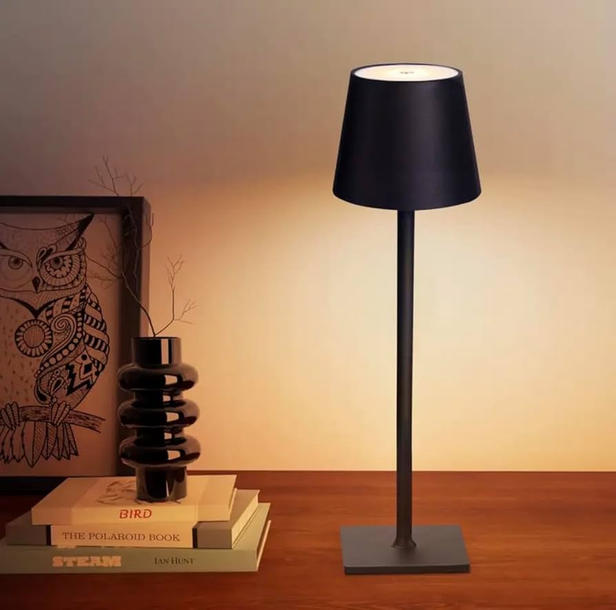 NordAura: Kabellose LED Tischlampe – Wiederaufladbar, Dimmbar & Modern im Skandinavischen Stil