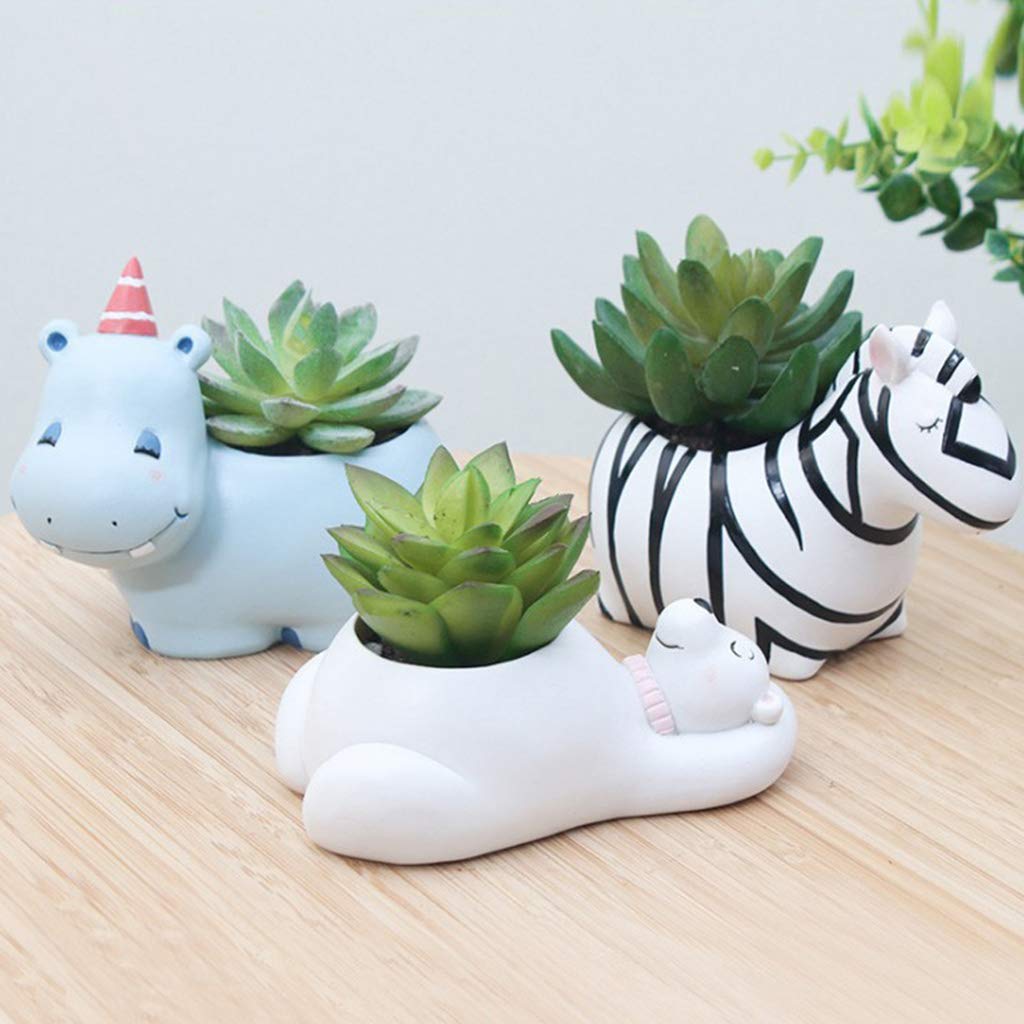 Whimsical Animal Plant Pots Collection