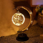 Moon Sphere Table Lamp Warm Ambient Decorative Light