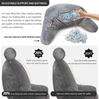 Reading Support Pillow for Bed Arm, Back and Neck Comfort
