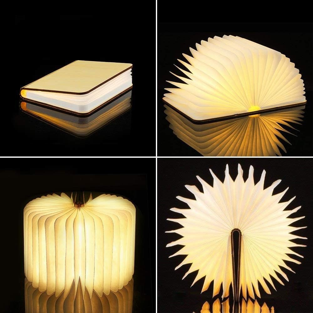 Book Lamp Foldable Rechargeable Portable Bedside Table Light - Image 5