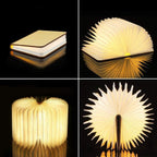 Book Lamp Foldable Rechargeable Portable Bedside Table Light - Image 5