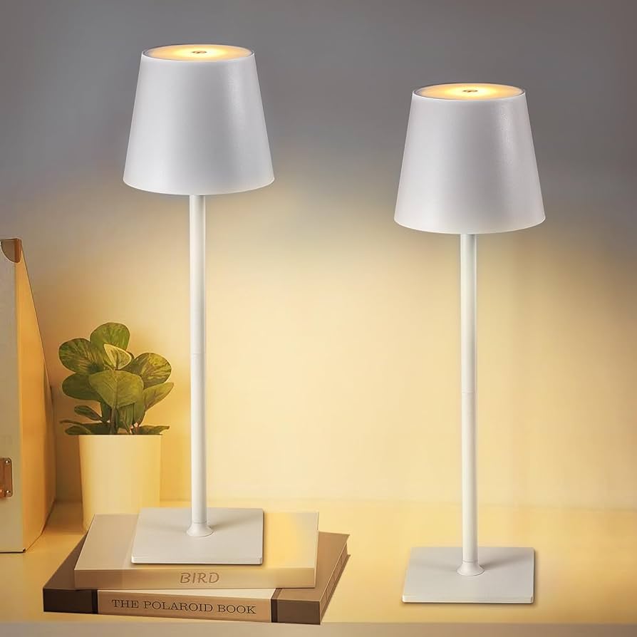 NordAura: Kabellose LED Tischlampe – Wiederaufladbar, Dimmbar & Modern im Skandinavischen Stil - Image 2